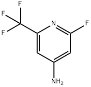 4-Amino-2-fluoro-6-trifluoromethylpyridine Struktur