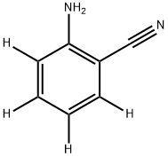 1-Amino-2-cyanobenzene-3,4,5,6-d4 Struktur