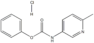 phenyl 6-methylpyridin-3-ylcarbamate hydrochloride Struktur