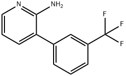 2-AMINO-3-(3-(TRIFLUOROMETHYL)PHENYL)PYRIDINE Struktur