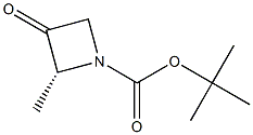 tert-butyl (2R)-2-methyl-3-oxoazetidine-1-carboxylate Structure