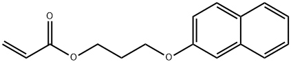 3-(Naphthalen-2-yloxy)propyl acrylate Struktur