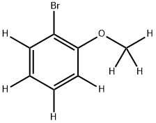 2-Methoxybromobenzene-d7 Struktur