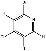 2-Bromo-4-chloropyridine-d3 Struktur