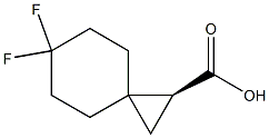 (S)-6,6-difluorospiro[2.5]octane-1-carboxylic acid Struktur