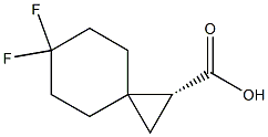 (R)-6,6-difluorospiro[2.5]octane-1-carboxylic acid Struktur