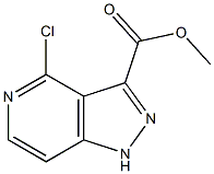 methyl 4-chloro-1H-pyrazolo[4,3-c]pyridine-3-carboxylate Struktur