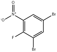 Benzene, 1,5-dibromo-2-fluoro-3-nitro- Struktur