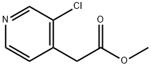 methyl 2-(3-chloropyridin-4-yl)acetate Struktur