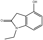 1-ethyl-4-hydroxyindolin-2-one Struktur