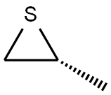 (R)-2-Methylthiirane Struktur