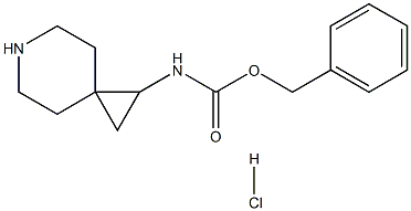 benzyl (6-azaspiro[2.5]octan-1-yl)carbamate hydrochloride Struktur