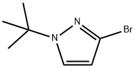 3-bromo-1-tert-butyl-1H-pyrazole Struktur