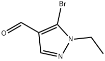 5-bromo-1-ethyl-1H-pyrazole-4-carbaldehyde Struktur