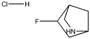 5-fluoro-2-azabicyclo[2.2.1]heptane hydrochloride Struktur