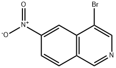 4-bromo-6-nitroisoquinoline Struktur