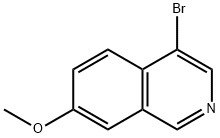 4-bromo-7-methoxyisoquinoline Struktur