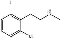 [2-(2-bromo-6-fluorophenyl)ethyl](methyl)amine Struktur