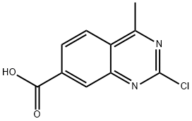 2-chloro-4-methylquinazoline-7-carboxylic acid Struktur