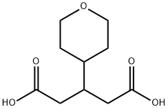 3-(oxan-4-yl)pentanedioic acid Struktur