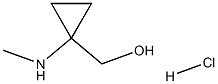 (1-(methylamino)cyclopropyl)methanol hydrochloride Struktur