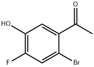 2'-Bromo-4'-fluoro-5'-hydroxyacetophenone Struktur