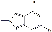 6-bromo-2-methyl-2H-indazol-4-ol Struktur