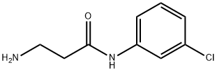 3-amino-N-(3-chlorophenyl)propanamide Struktur