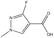 3-fluoro-1-methyl-1H-pyrazole-4-carboxylic acid Struktur