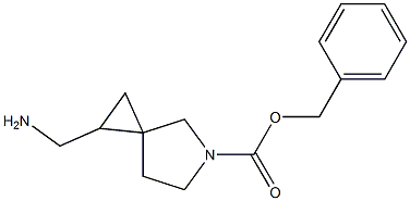 benzyl 1-(aminomethyl)-5-azaspiro[2.4]heptane-5-carboxylate Struktur