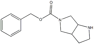 benzyl hexahydropyrrolo[3,4-b]pyrrole-5(1H)-carboxylate Struktur