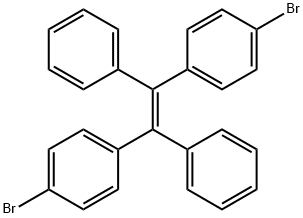 (E)-1,2-bis(4-bromophenyl)-1,2-diphenylethene Struktur