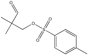 Propanal,2,2-dimethyl-3-[[(4-methylphenyl)sulfonyl]oxy]- Struktur