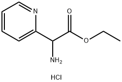 Ethyl 2-amino-2-(pyridin-2-yl)acetate hcl Struktur