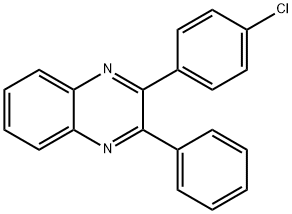 2-(4-chlorophenyl)-3-phenylquinoxaline Struktur