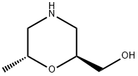 ((2S,6R)-6-methylmorpholin-2-yl)methanol Struktur