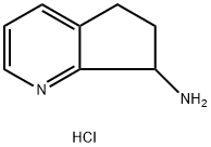 6,7-dihydro-5H-cyclopenta[b]pyridin-7-amine dihydrochloride Struktur