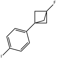 1-Fluoro-3-(4-iodophenyl)bicyclo[1.1.1]pentane Struktur