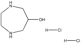 1,4-diazepan-6-ol dihydrochloride Struktur