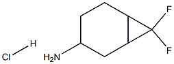 7,7-difluorobicyclo[4.1.0]heptan-3-amine hydrochloride Struktur