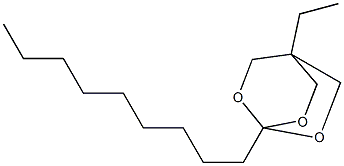 1-nonyl-4-ethyl-2,6,7-trioxabicyclo[2.2.2]octane Struktur