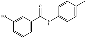 3-hydroxy-N-(4-methylphenyl)benzamide Struktur