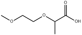 2-(2-methoxyethoxy)propanoic acid Struktur