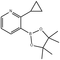 2-Cyclopropylpyridine-3-boronic Acid Pinacol Ester Struktur