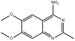 6,7-dimethoxy-2-methylquinazolin-4-amine Struktur