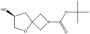 tert-butyl (S)-7-hydroxy-5-oxa-2-azaspiro[3.4]octane-2-carboxylate Struktur