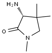 (R)-3-amino-1,4,4-trimethylpyrrolidin-2-one Struktur