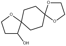 1,4,9-Trioxa-dispiro[4.2.4.2]tetradecan-12-ol* Struktur