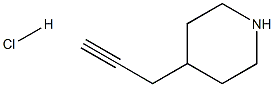 4-(prop-2-yn-1-yl)piperidine hydrochloride Structure