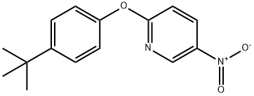 2-[4-(tert-butyl)phenoxy]-5-nitropyridine Struktur